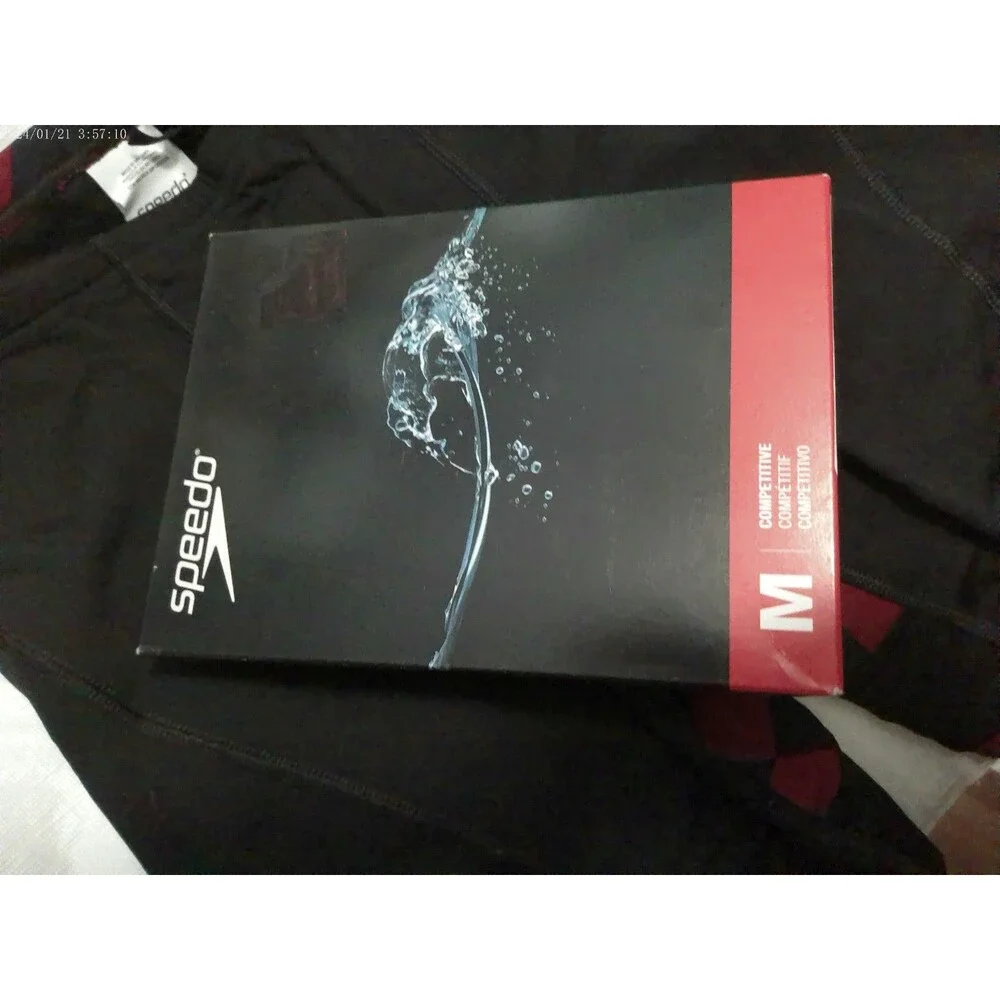 Speedo Men's Swim Jammers Size 30 Vortex Maze Jammer Speedo Maroo NIB Endurance+